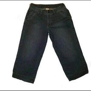 Vintage Worn (Nordstrom) 14 black denim capris